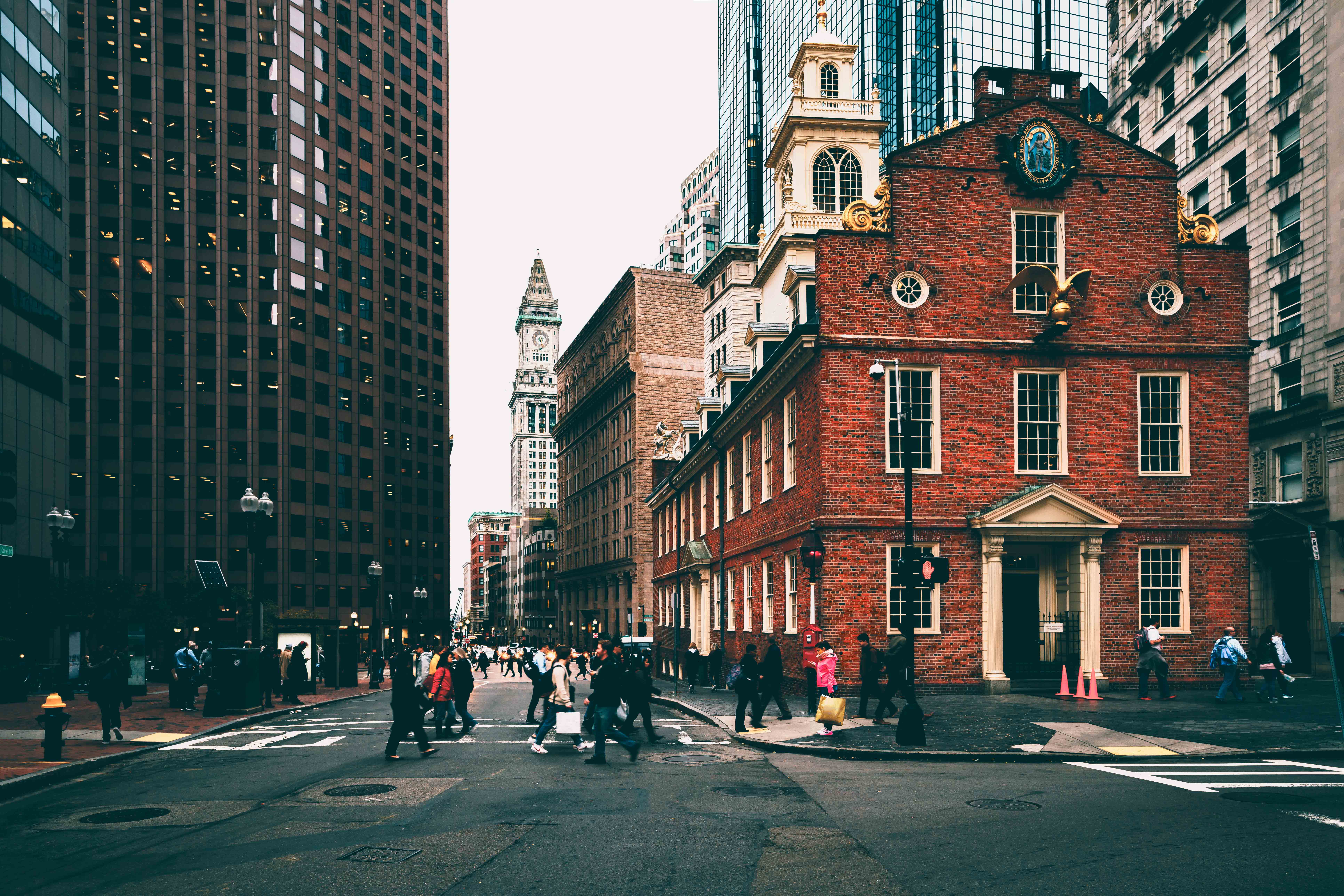 Iconic Old State House in Boston Massachusetts.